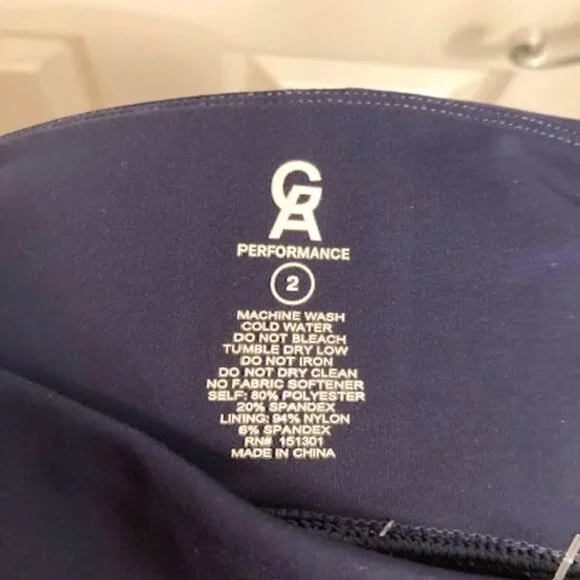 Good American Logo Leggin- Navy Blue - Size 2